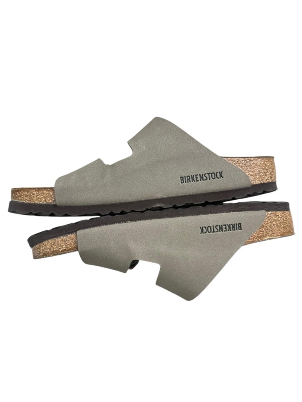 Birkenstock Arizona Birkibuc Sandals Size 38 Stone Copper Buckles Womens 7 7.5 - Picture 4 of 11